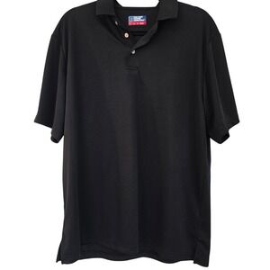 Men's‎ PGA Tour Course Essentials - Black - Large Golf Shirt